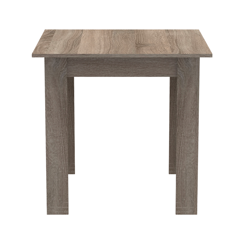 Table Manka I pakoworld in sonoma truffle color 80x80x77cm