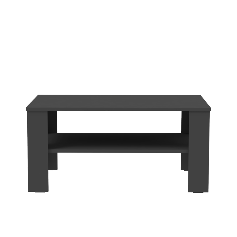 Coffee table Khofi pakoworld in anthracite color 90x60x42.3cm