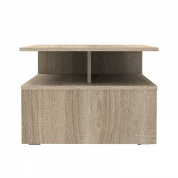 Coffee table Kolya pakoworld in sonoma color 90x60x42.3cm