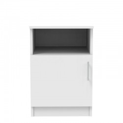 Galdi pakoworld bedside table in white color 40x45x60cm