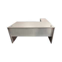 Professional work corner desk Armadi pakoworld grey-white 140x70x75cm