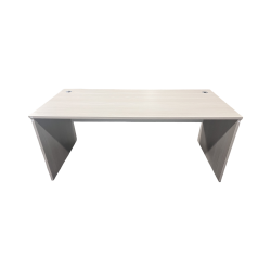 Work desk Armadi pakoworld in grey-white 140x70x75cm