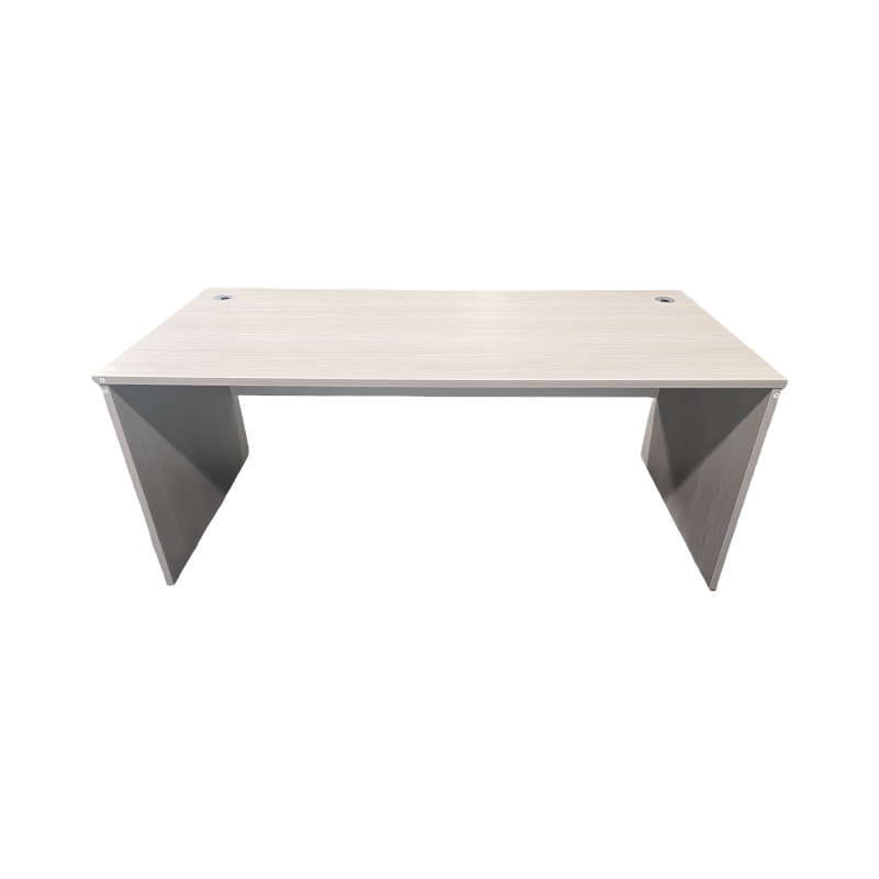 Work desk Armadi pakoworld in grey-white 140x70x75cm