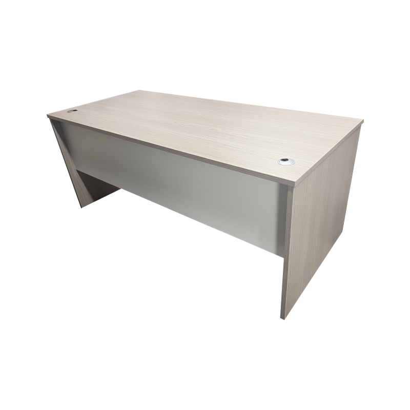 Work desk Armadi pakoworld in grey-white 140x70x75cm