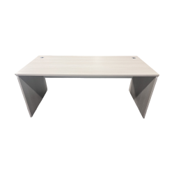 Work desk Armadi pakoworld in grey-white 160x80x75cm