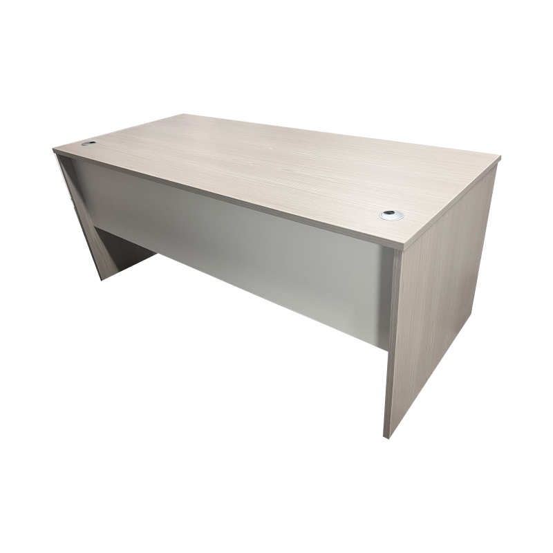 Work desk Armadi pakoworld in grey-white 160x80x75cm