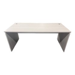 Work desk Armadi pakoworld in grey-white 180x80x75cm