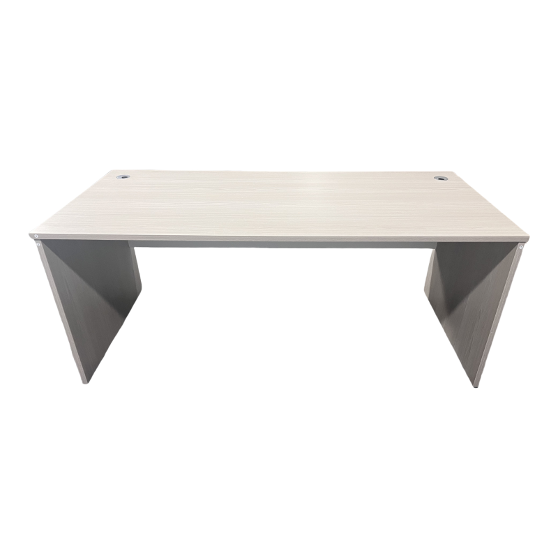 Work desk Armadi pakoworld in grey-white 180x80x75cm