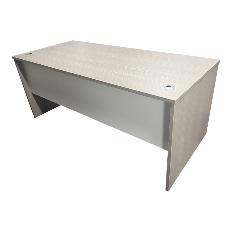 Work desk Armadi pakoworld in grey-white 180x80x75cm