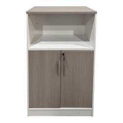 Office cabinet Armadi pakoworld in grey-white color 80x40x120cm