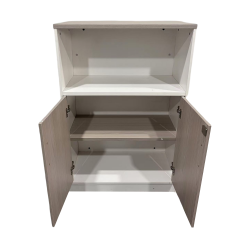 Office cabinet Armadi pakoworld in grey-white color 80x40x120cm