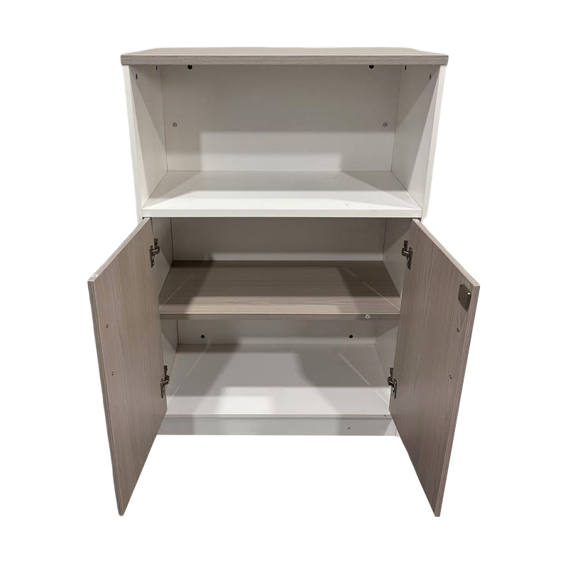 Office cabinet Armadi pakoworld in grey-white color 80x40x120cm