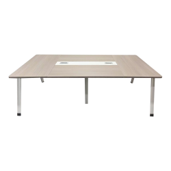 Conference table Armadi pakoworld in gray-white shade 240x120x75cm