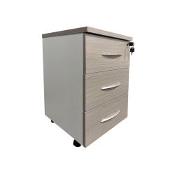 Armadi pakoworld desk drawer on wheels in gray-white shade 40x40x55cm