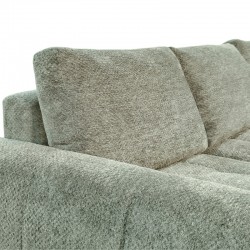 Right corner sofa-bed Vivad pakoworld fabric in menta color 275x164x91cm