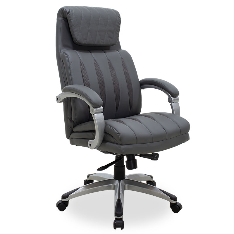Manager office chair Imperial pakoworld with PU in grey colour