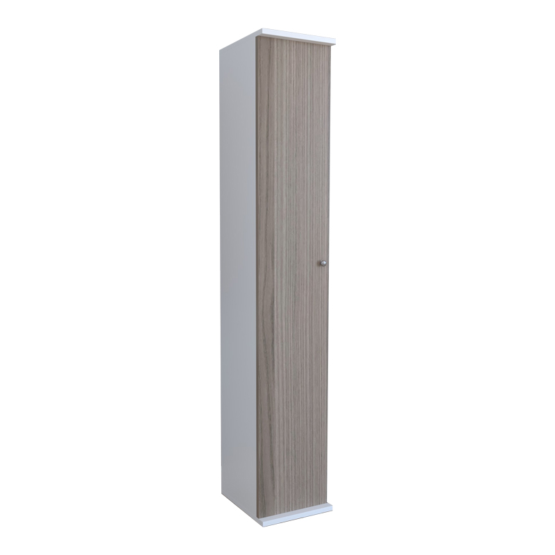 Entrance furniture-hanger Ridi pakoworld white-walnut melamine 30x35x177cm
