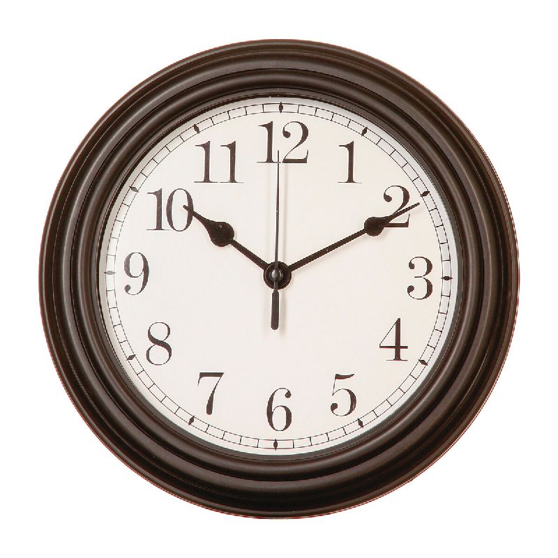 Clock PWD-0075 pakoworld black D23x5cm
