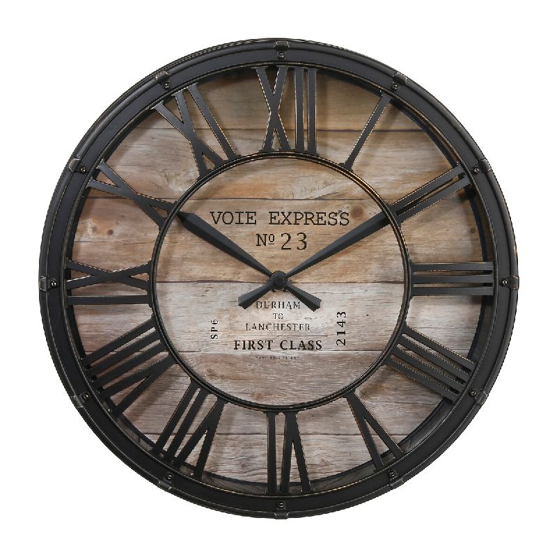 Clock PWD-0076 pakoworld vintage D39x8cm