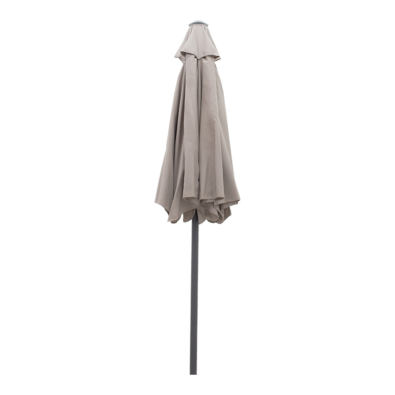 Professional umbrella Nagida pakoworld one-piece mesh aluminum Φ3m gray beige-anthracite