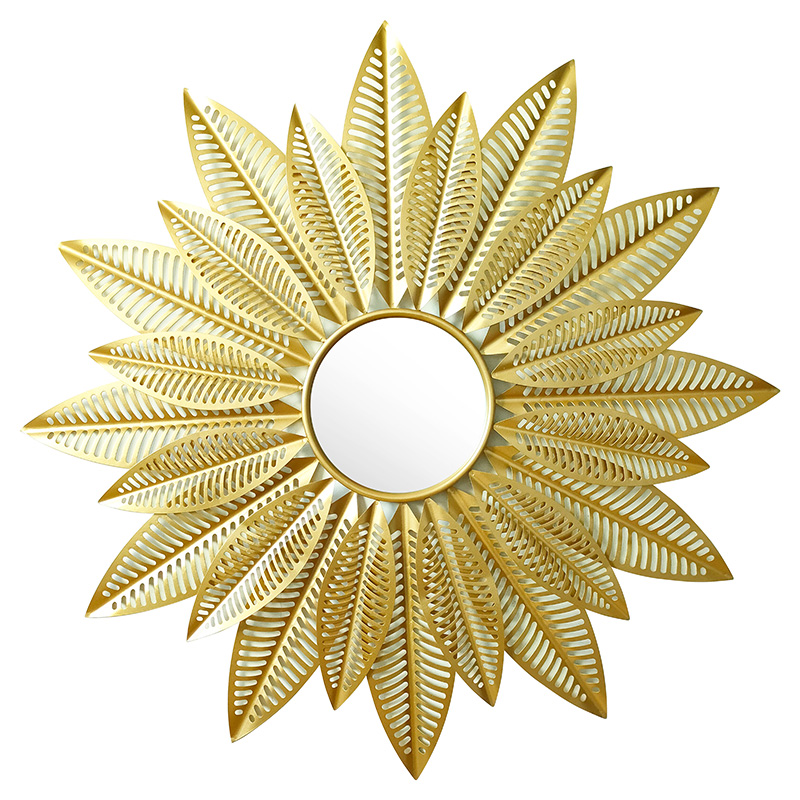 Mirror Leaf pakoworld golden 94x6x94cm