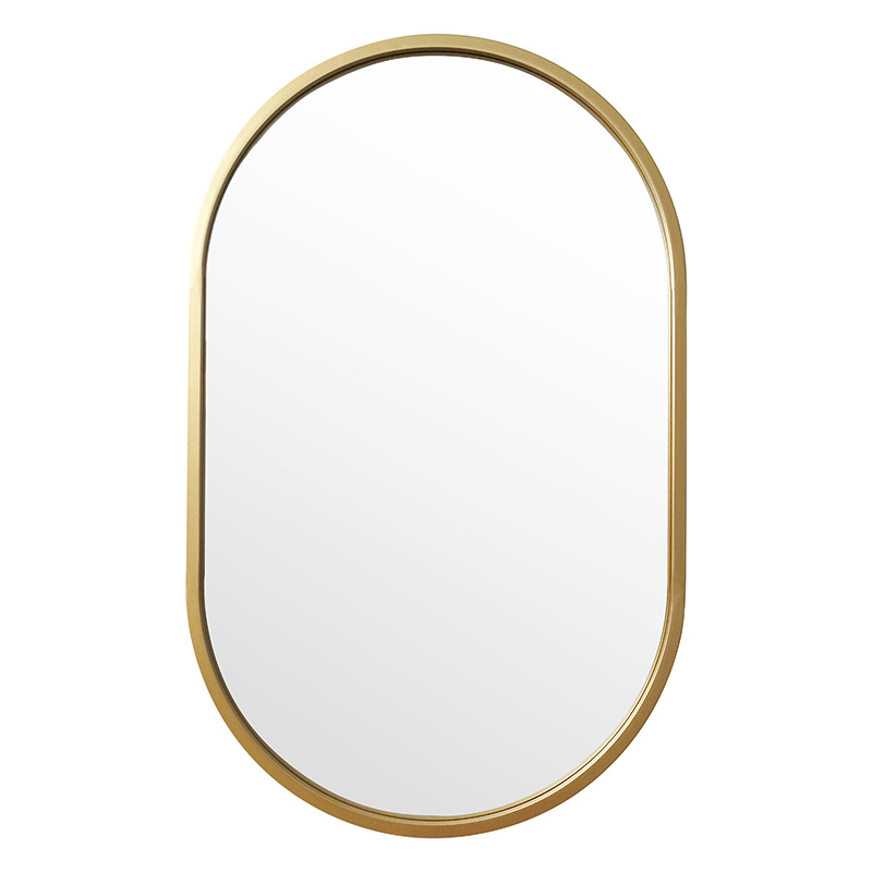 Mirror Ellipse pakoworld golden 50x2x80cm